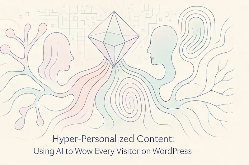 Cover image for Hyper-Personalized Content: Using AI to Wow Every Visitor on WordPress