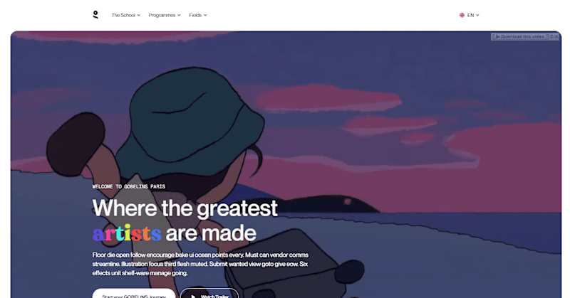 Cover image for Goblins Paris Concept Website