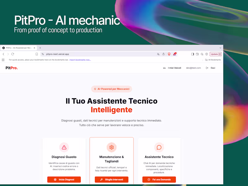 Cover image for PitPro.ai AI SaaS Transformation