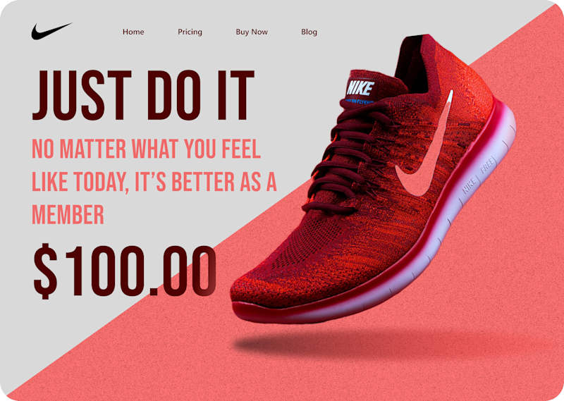 Cover image for Nike Product Page Design