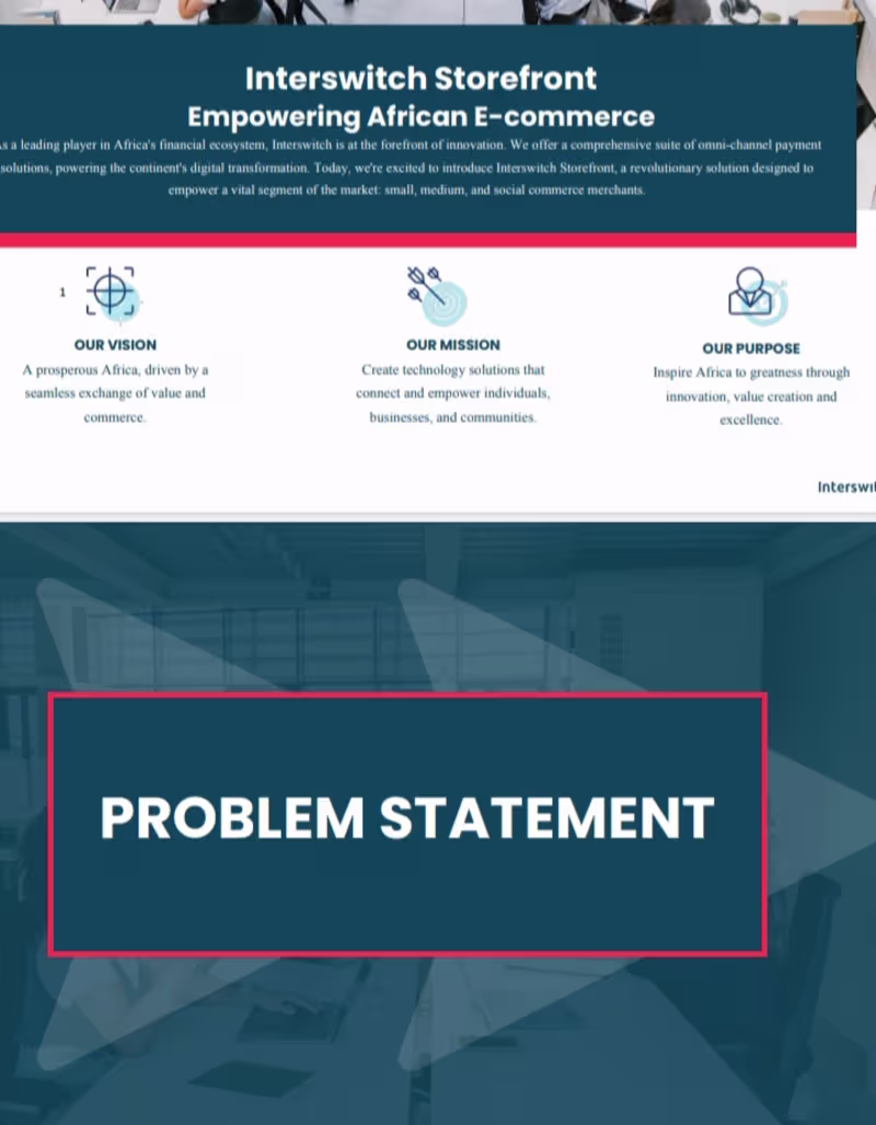 Cover image for A product review of Interswitch's