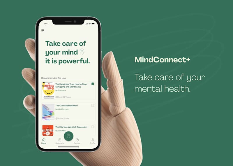 Cover image for UI Design for MindConnect+ Mental Health Platform