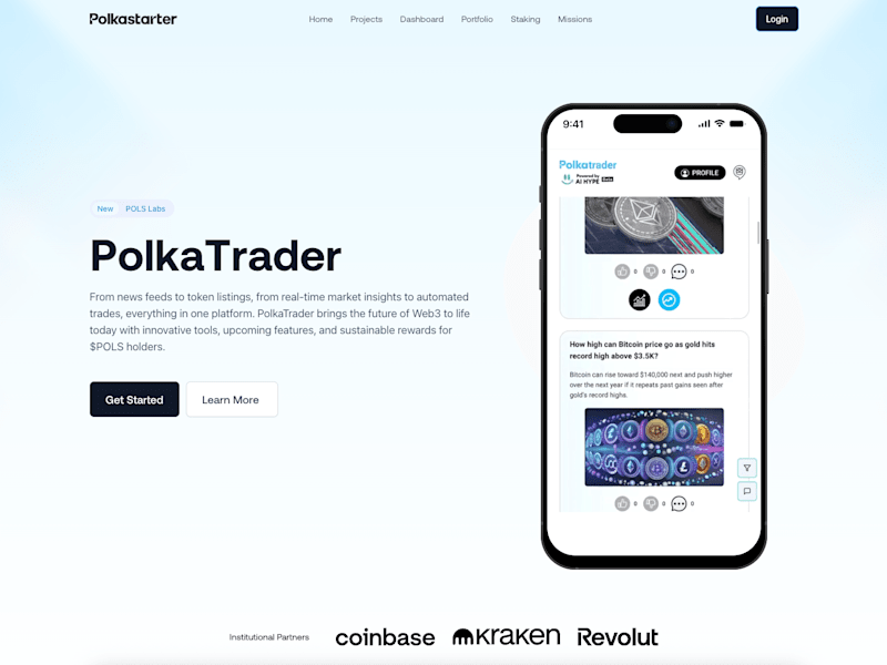 Cover image for PolkaTrader Design & Development for Polkastarter