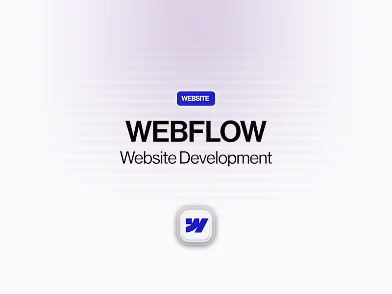Cover image for Webflow | Website Development