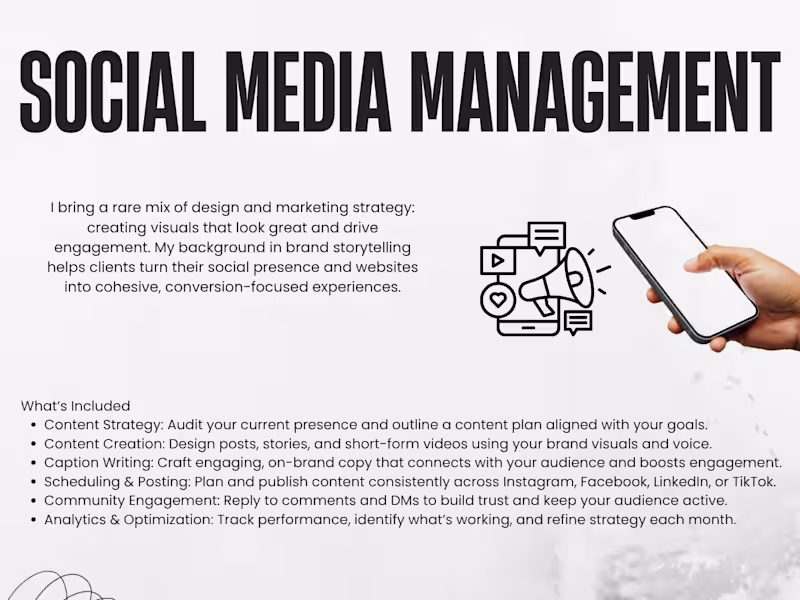 Cover image for Full Social Media Management