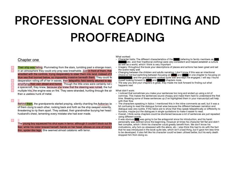 Cover image for Copywriting, Copy-Editing, and Proofreading Services
