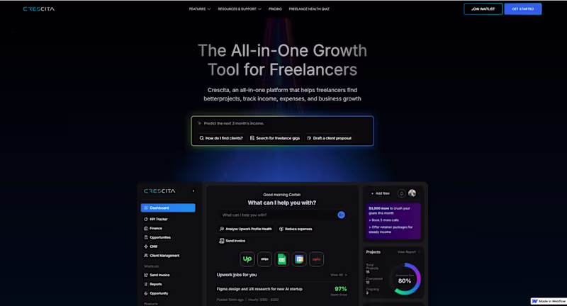 Cover image for Webflow Crescita Gamified Experience and Redesign Project