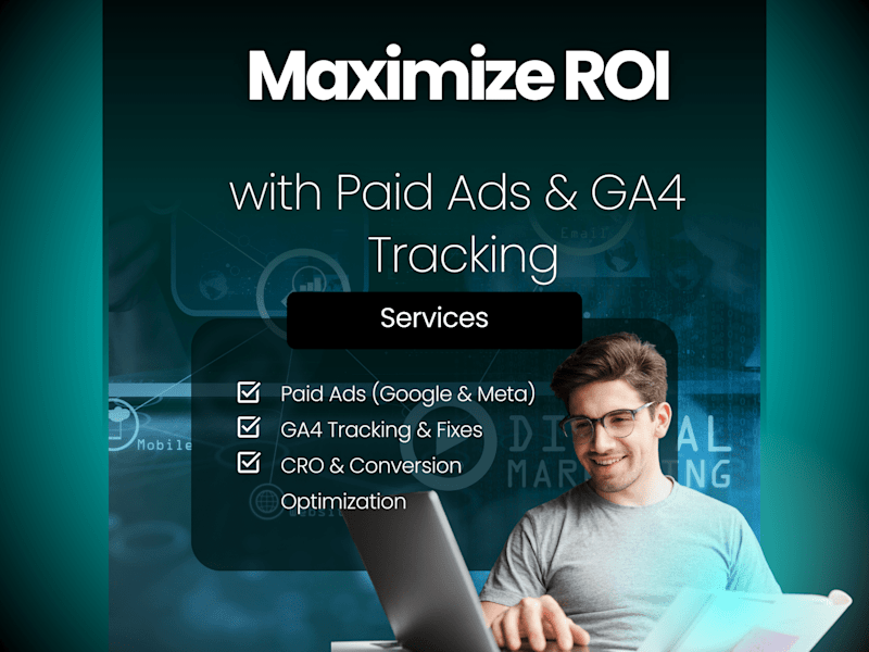 Cover image for  Google & Meta Ads | GA4 Tracking | CRO for E-Commerce