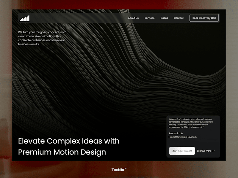 Cover image for Echelon One Framer Website Development