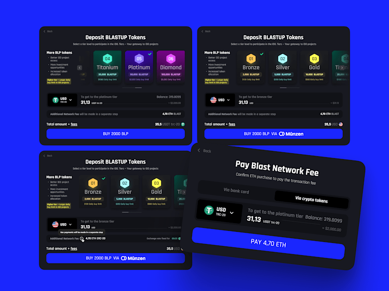 Cover image for BlastUP IDO Flow UX | 5-Step Onboarding → 68% Conversion