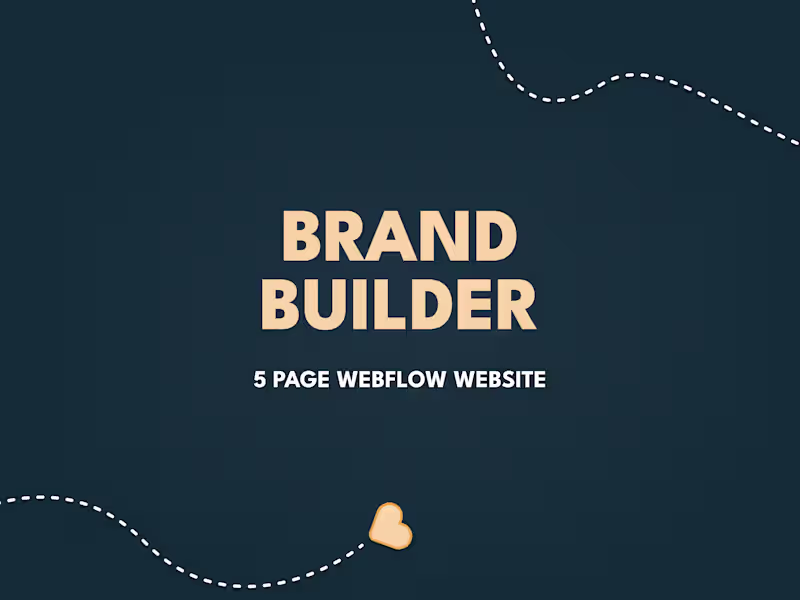 Cover image for Brand Builder - 5 Page Website