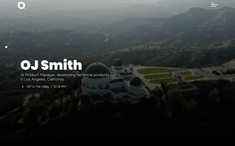 Cover image for OJ Smith - React / Next.js Headless Wordpress Application
