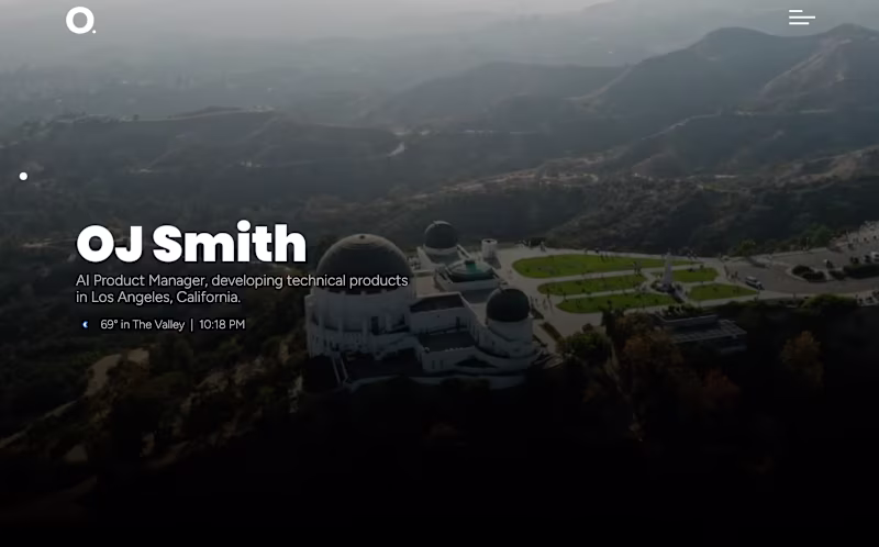 Cover image for OJ Smith - React / Next.js Headless Wordpress Application