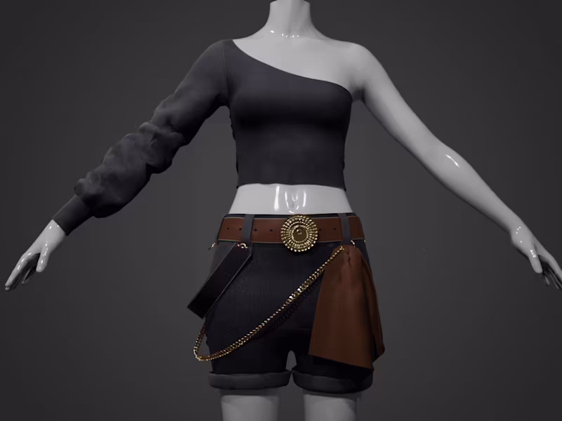 Cover image for I will Create 3d couture from your 2d drawing