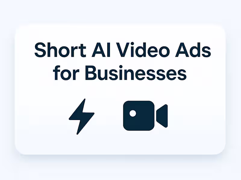 Cover image for I Will Create An AI Video Ad For Your Businesses