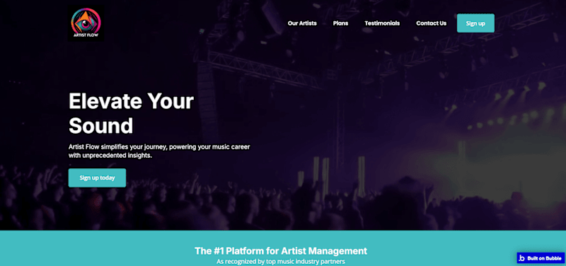 Cover image for Artist Flow - Music Artist Management Community & Dashboard