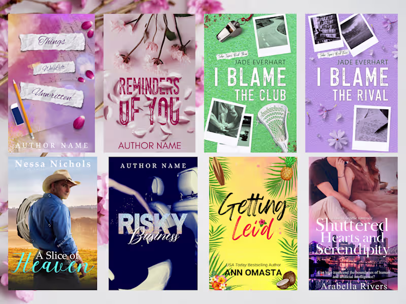 Cover image for Romance Novel Book Cover Design