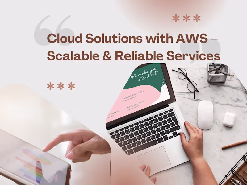 Cover image for Cloud Solutions with AWS – Scalable & Reliable Services