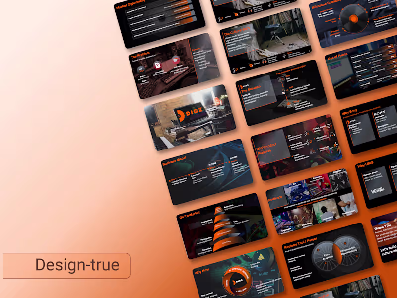 Cover image for Rebrand Pitch Deck Template