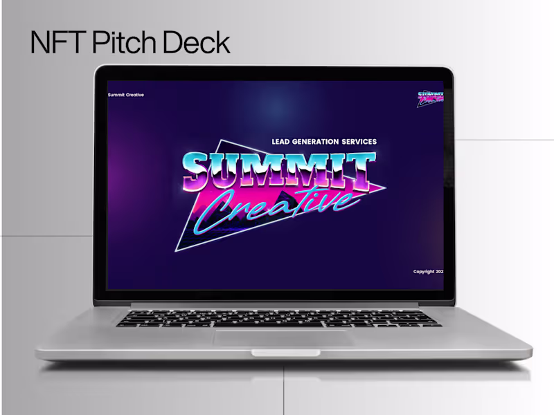 Cover image for Web 3.0 Pitch Deck