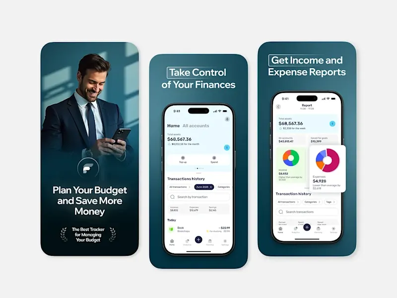 Cover image for Budget Tracker App Screenshots