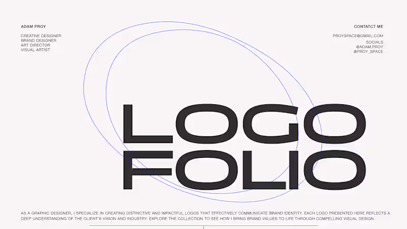 Cover image for LOGOFOLIO 