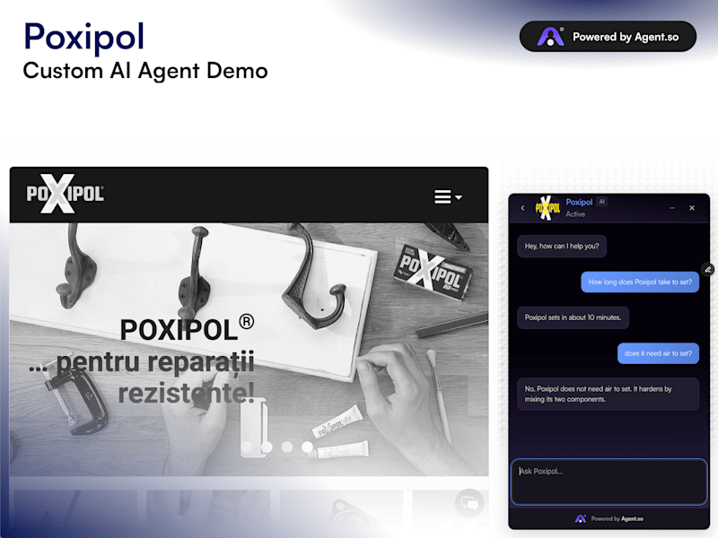 Cover image for AI Agent Integration Showcase for Poxipol