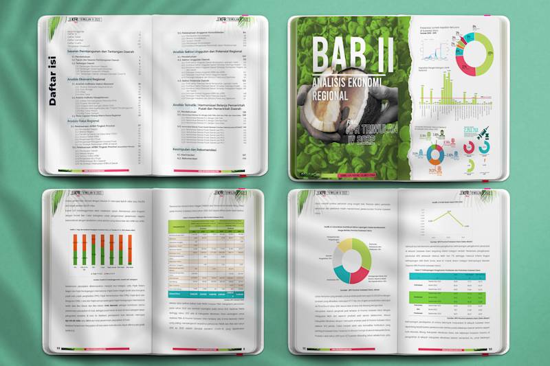Cover image for Book Layout Design - Kajian Fiskal Regional Tahun 2022 :: Behan…