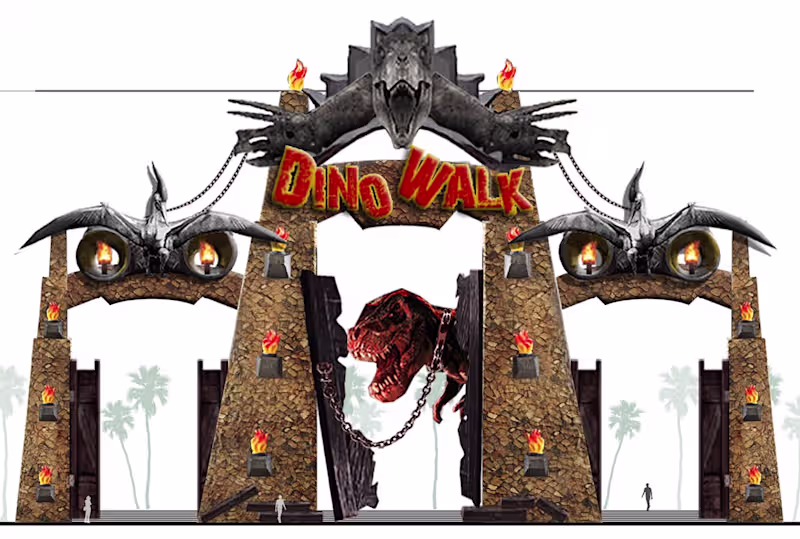 Cover image for Jatimpark 3 Dinopark, at Batu, East Java-Indonesia