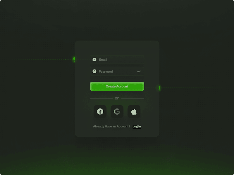 Cover image for Minimal Login Screen for a Web3 Platform