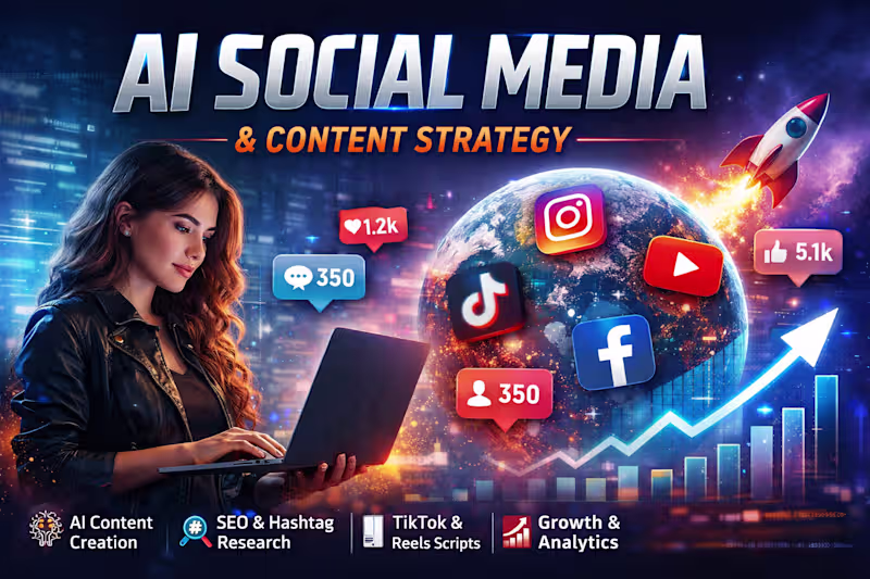 Cover image for AI Social Media Management Packages & Content Strategy
