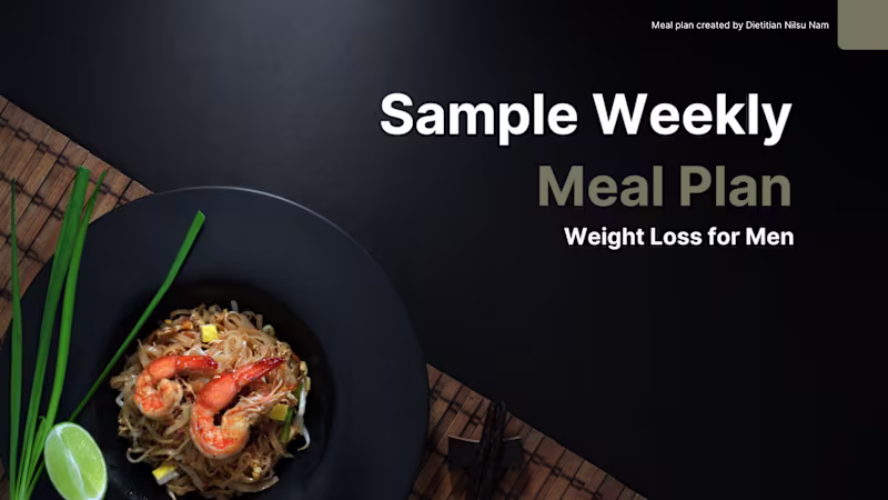 Cover image for Meal plan için kısa bir