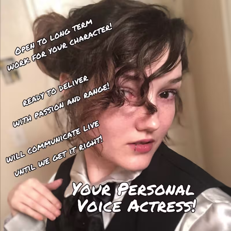 Cover image for I will record clear and effective voice acted audio for you