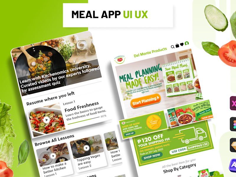 Cover image for DelMonte Recipe App UI UX