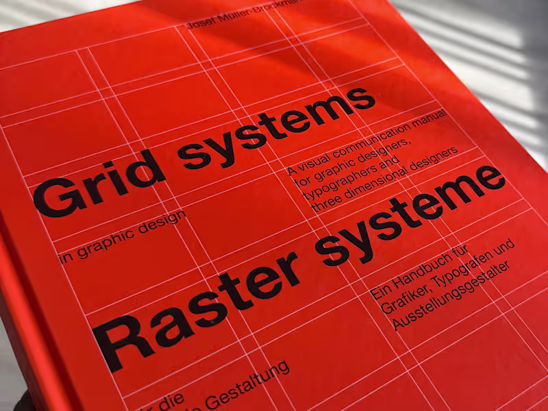 Cover image for Grid systems … I always find myself going back to this book ...