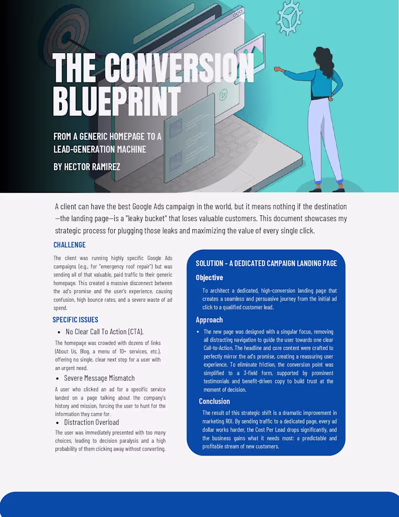 Cover image for The Conversion Blueprint for Landing Pages