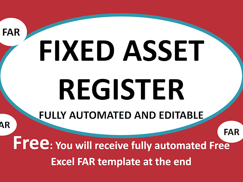 Cover image for Preparation of Automated Fixed Asset Register (50 Transactions)
