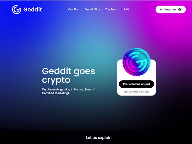 Cover image for Geddit | WordPress 