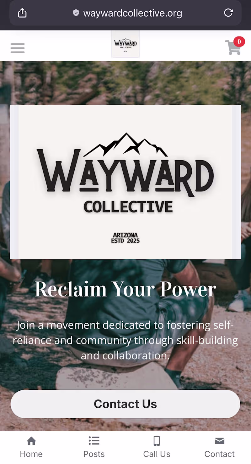 Cover image for Finished the finishing touches on Wayward Collective’s new w...