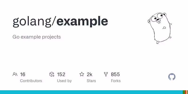 Cover image for Go example projects