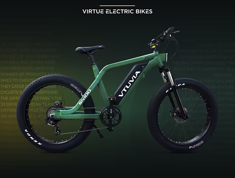 Cover image for Premium Website Design for Virtue Electric Bikes