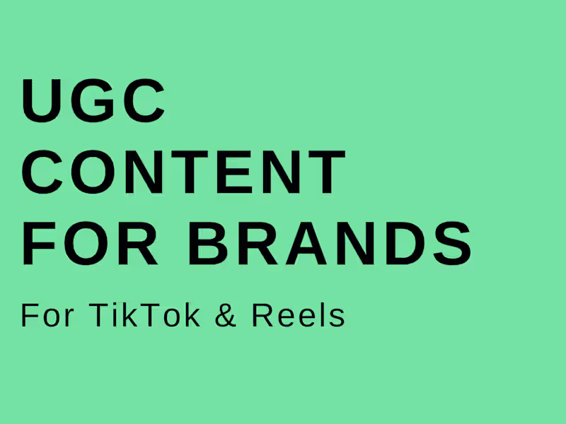 Cover image for Short-Form UGC Video (TikTok + Instagram Reel)