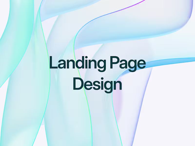 Cover image for Landing Page Design