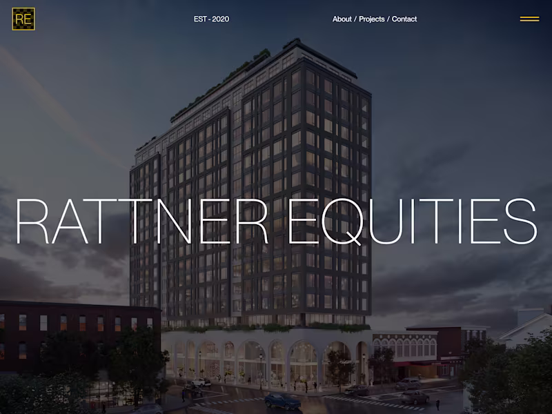 Cover image for Rattner Equities Website & Logo Design