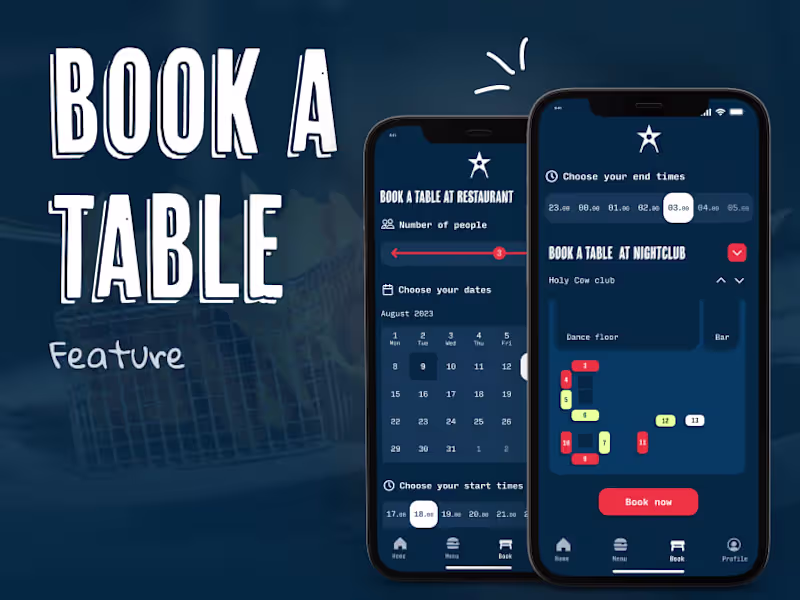 Cover image for Booking feature | Mobile app