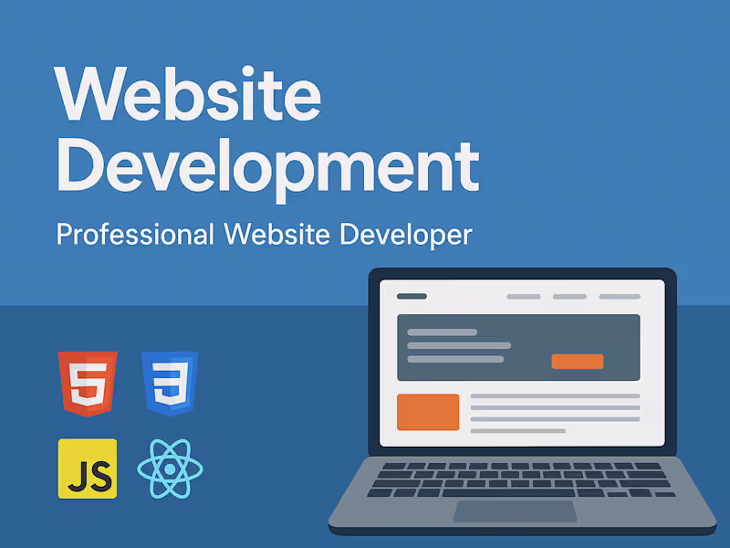 Cover image for Expert Website Design & Development: Frontend, UX, and Web