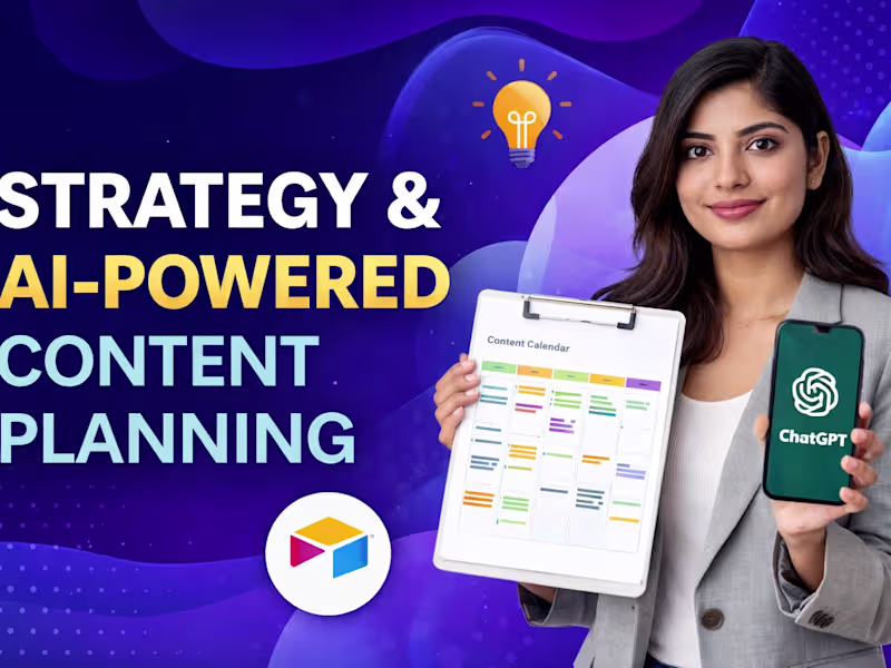 Cover image for Monthly AI-Powered Content Strategy & Calendar