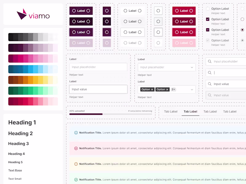 Cover image for Viamo Design System: From Concept to Production