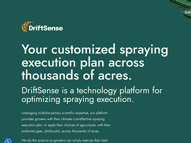Cover image for Created  a Website for Drift-Sense