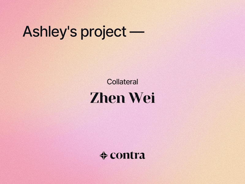 Cover image for [ZHENWEI] Menu Collateral